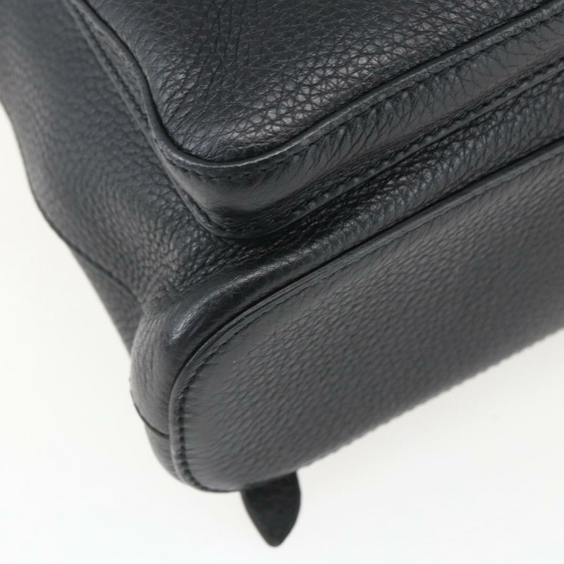 【日本直送】GUCCI 竹節流蘇雙肩包 皮革 黑色 金色 370833 正品 am10189V-15