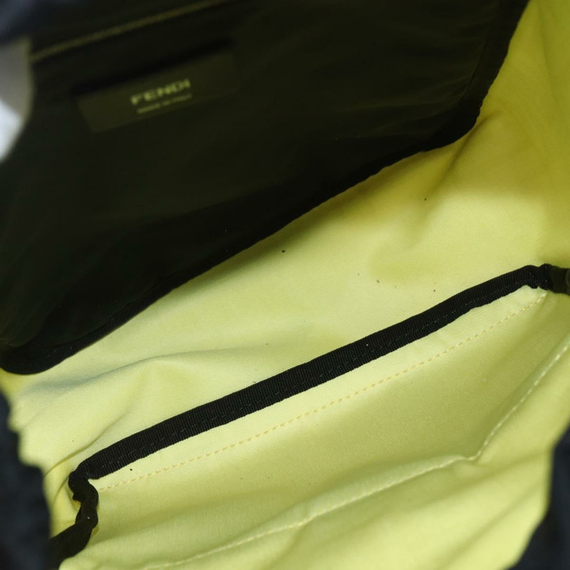 【日本直送】FENDI Zucca帆布單肩包 尼龍 白色 銀色 正品 am10182V-10