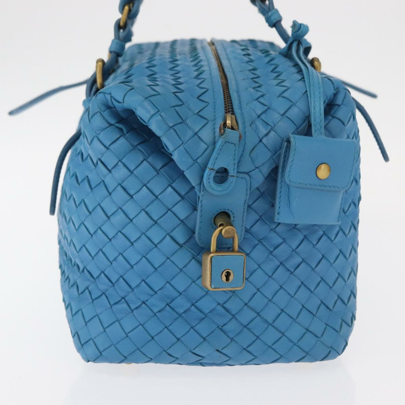 【日本直送】BOTTEGA VENETA INTRECCIATO 手袋 皮革 藍色 正品 BA9275V-3