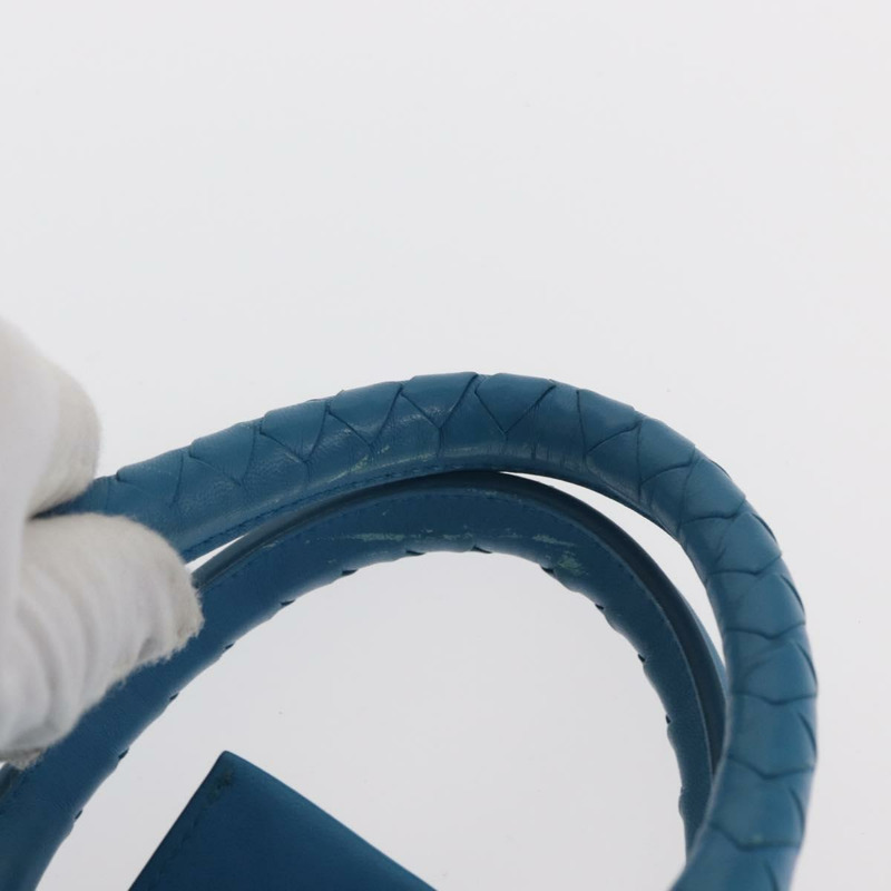 【日本直送】BOTTEGA VENETA INTRECCIATO 手袋 皮革 藍色 正品 BA9275V-7