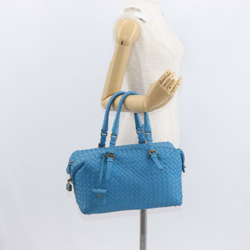 【日本直送】BOTTEGA VENETA INTRECCIATO 手袋 皮革 藍色 正品 BA9275V-22