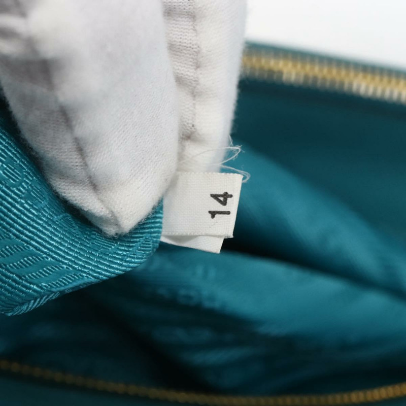 【日本直送】PRADA 手提包 Safiano 皮革 2way 綠色金色 Auth BA9274V-11