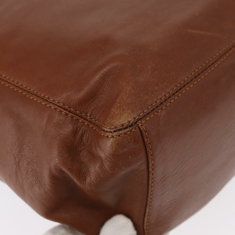 【日本直送】香奈兒 COCO 標誌鏈條手提包 棕色皮革 CC 正品 BA9279-15