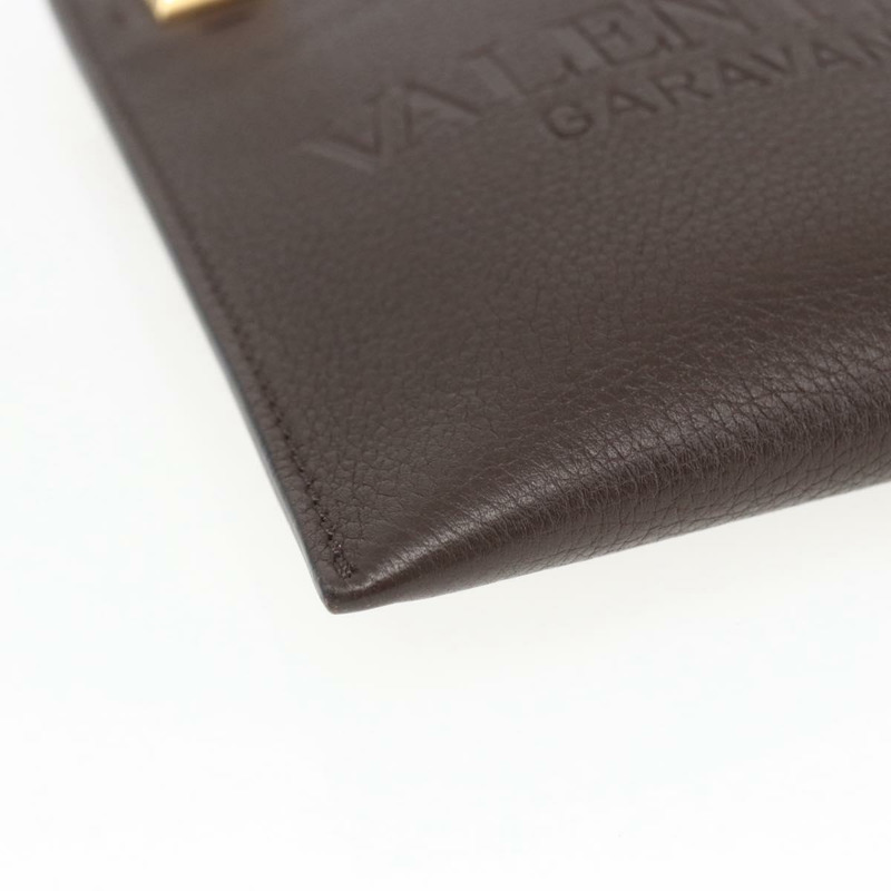【日本直送】華倫天奴 (VALENTINO) 棕色金色皮革單肩包，正品 BA9280V-13