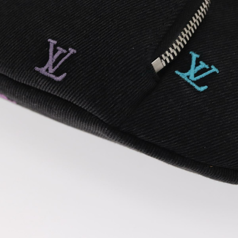 【日本直送】路易威登 Monogram Denim Rush 腰包 黑色 M13961 正品 BA9222SAM-15