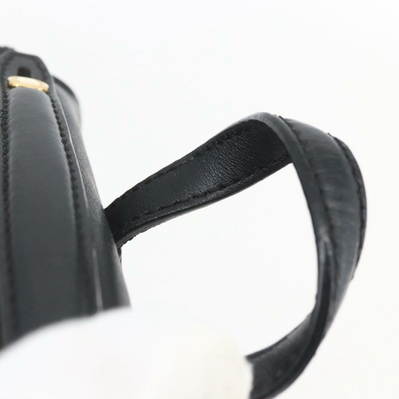 【日本直送】FENDI Monster Bugs Eye 手提包 皮革 2way 黑色 金色 Auth hk3297-14