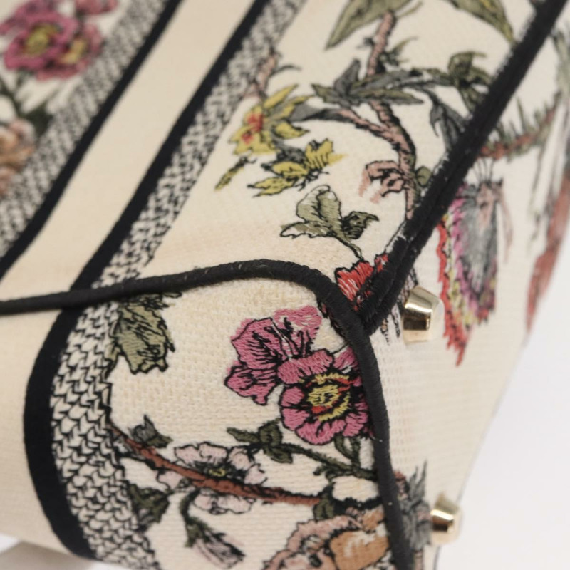 【日本直送】Christian Dior Jardin 手提包 帆布 兩用 米色 金色 正品 bs31958-15