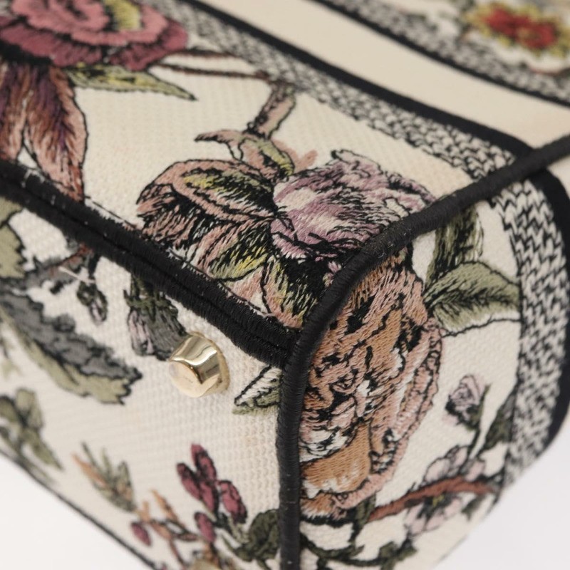 【日本直送】Christian Dior Jardin 手提包 帆布 兩用 米色 金色 正品 bs31958-16