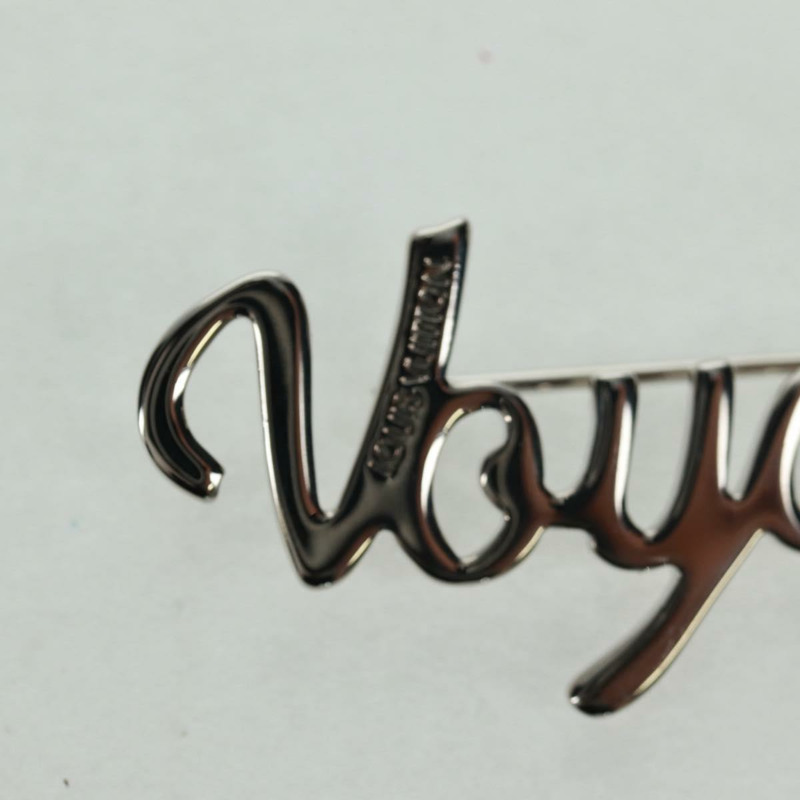 【日本直送】路易威登 VolezVoguezVoyagez 胸針，金屬銀色 M62507，LV 正品 162715M-7