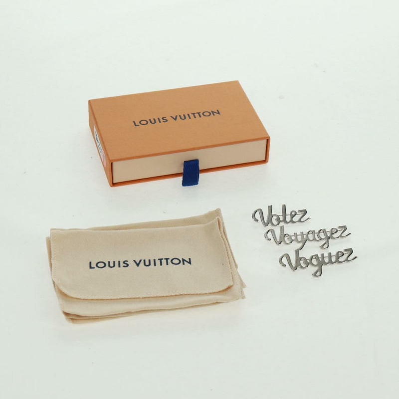 【日本直送】路易威登 VolezVoguezVoyagez 胸針，金屬銀色 M62507，LV 正品 162715M-11