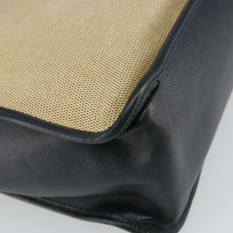 【日本直送】GUCCI 馬銜扣帆布手提包 米色 金色 623694 正品 BA9373-15