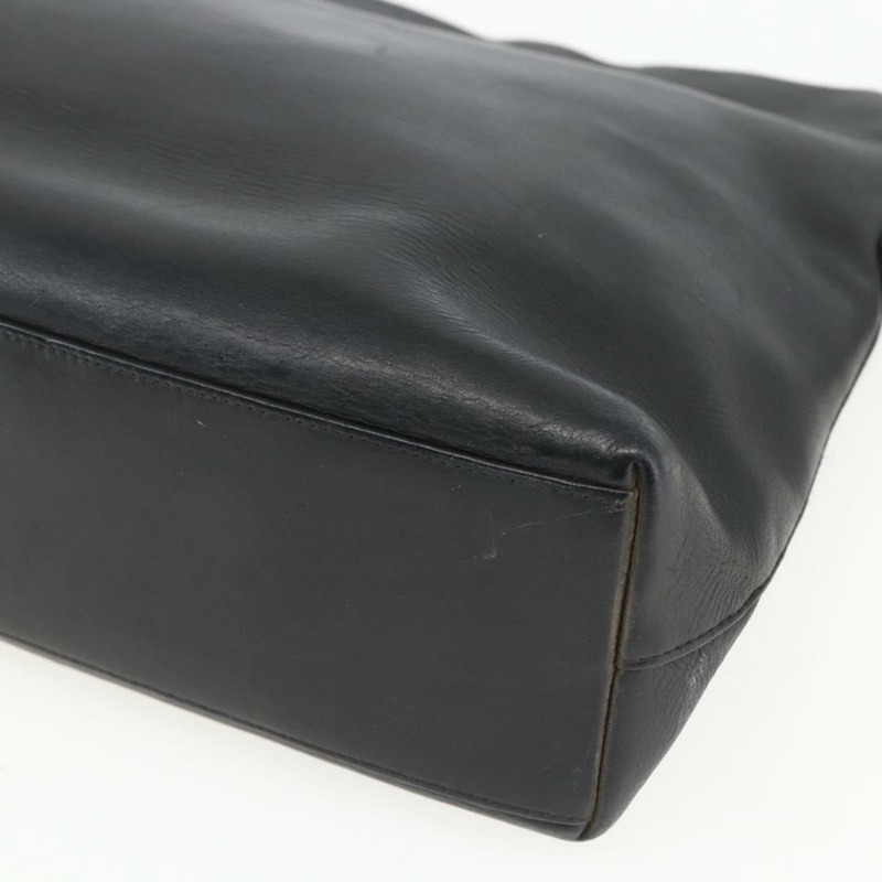 【日本直送】香奈兒黑色銀色雙C標誌皮革單背包 正品 BA9339-14