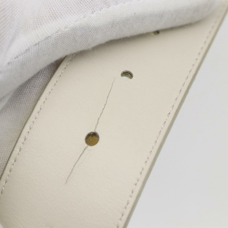 【日本直送】路易威登 Monogram Prism Ceinture LV Shape Belt 銀色 M0219 LV Auth 162778V-9