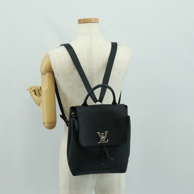 【日本直送】路易威登小牛皮旋扣 Rock Me 雙肩包 黑色 M41815 正品 ka1317-25