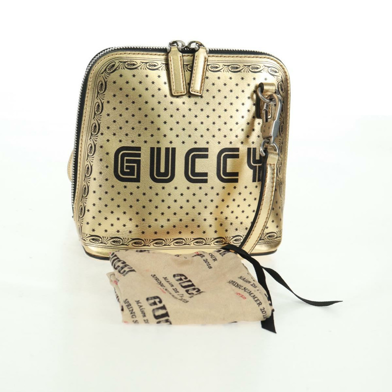 【日本直送】GUCCI 金色皮革單肩包 511189 正品 161291V-11