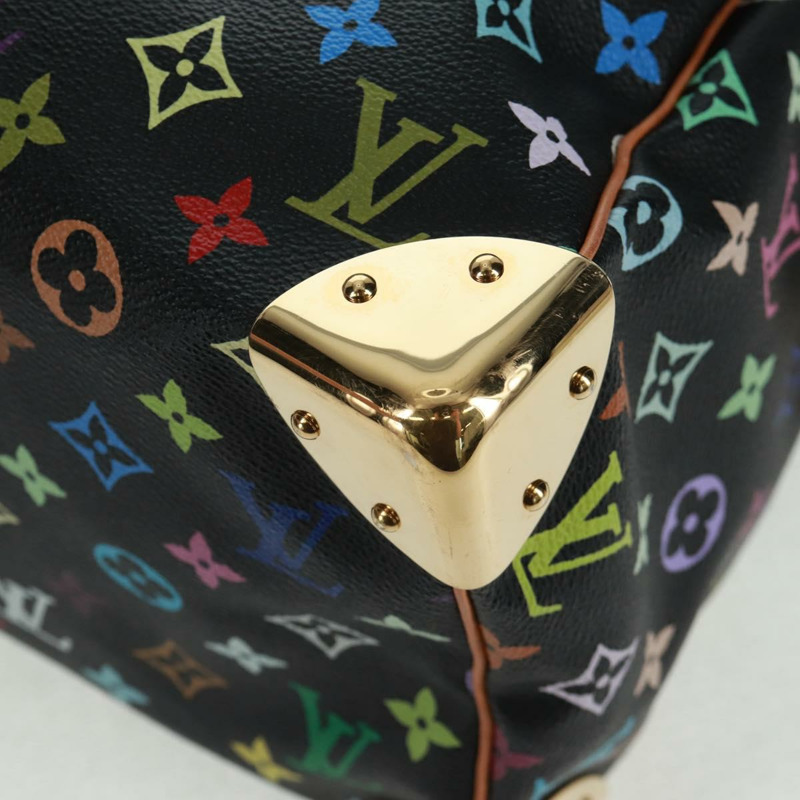 【日本直送】路易威登 Monogram Multicolor Speedy 30 手提包 黑色 M92642 正品 BA9226SAV-13