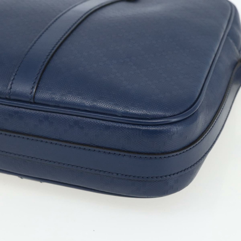 【日本直送】GUCCI 手提包 PVC 兩用 海軍藍 金色 344357 正品 BA9587-8