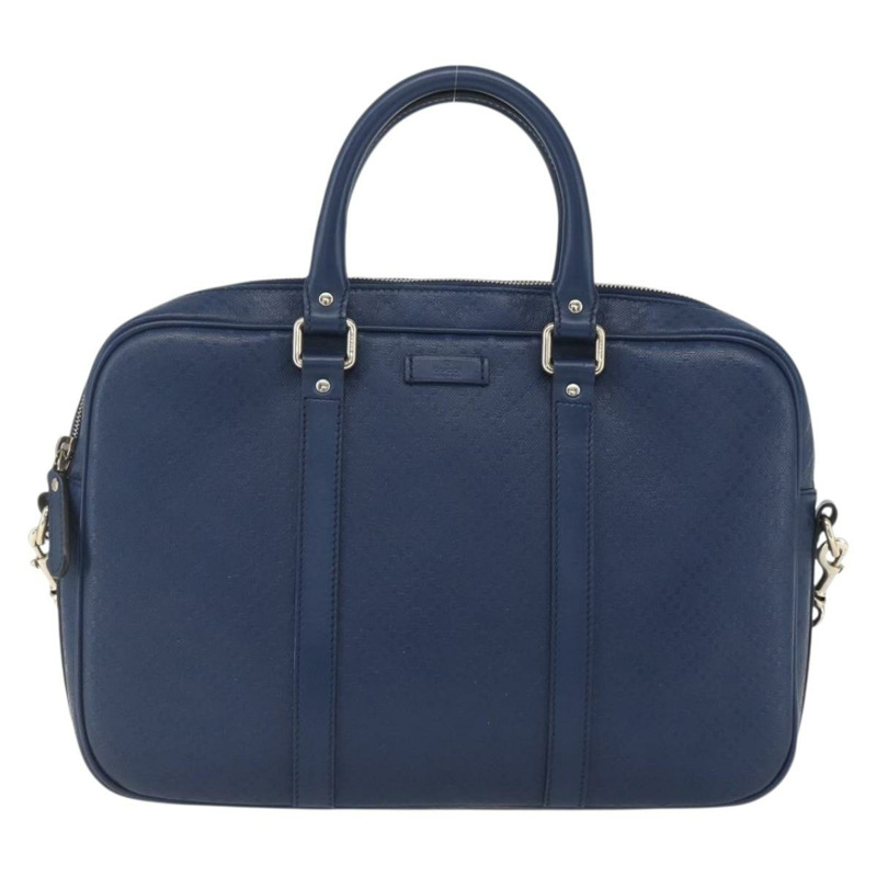 【日本直送】GUCCI 手提包 PVC 兩用 海軍藍 金色 344357 正品 BA9587-12