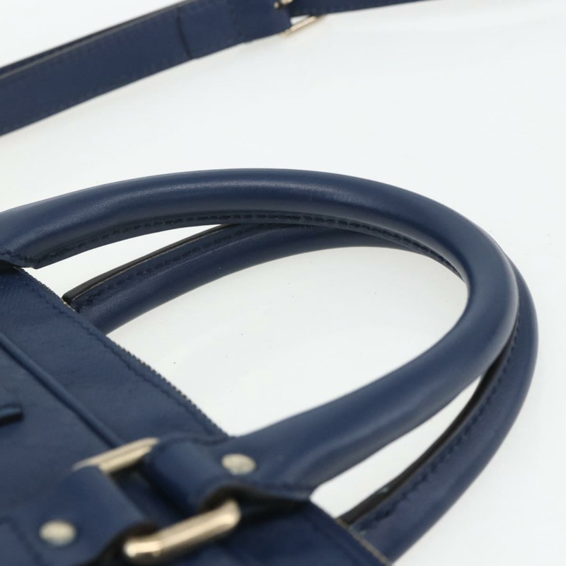 【日本直送】GUCCI 手提包 PVC 兩用 海軍藍 金色 344357 正品 BA9587-13