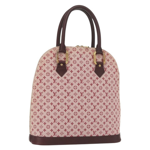 路易威登 Monogram Mini Alma Haut 手提包 紅色 M92204 LV 正品 ep12716