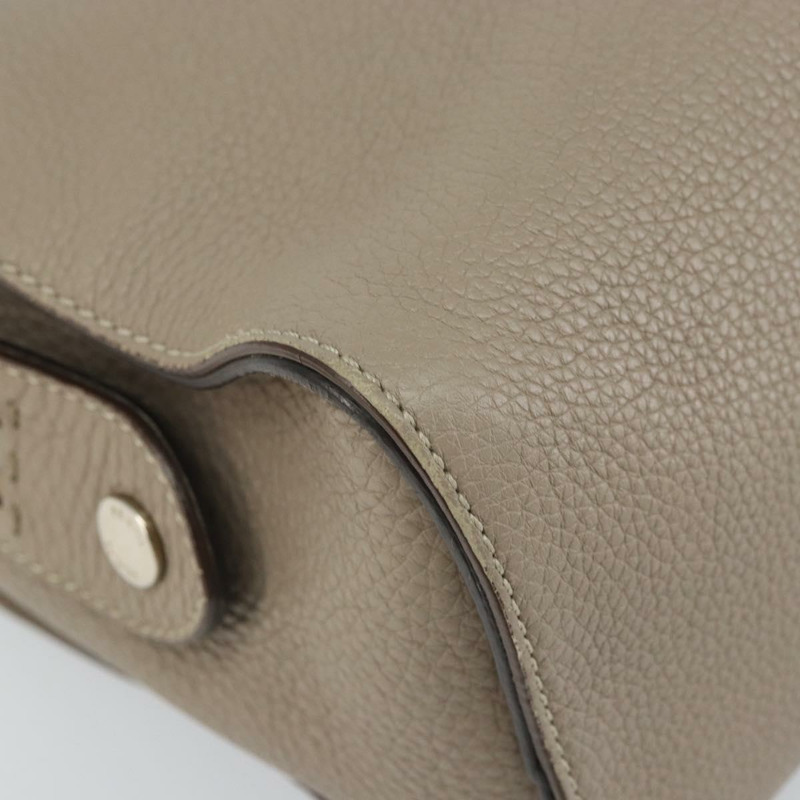 【日本直送】FENDI Celeria Ray 手提包 皮革 兩用 灰色 銀色 正品 BA9567-16