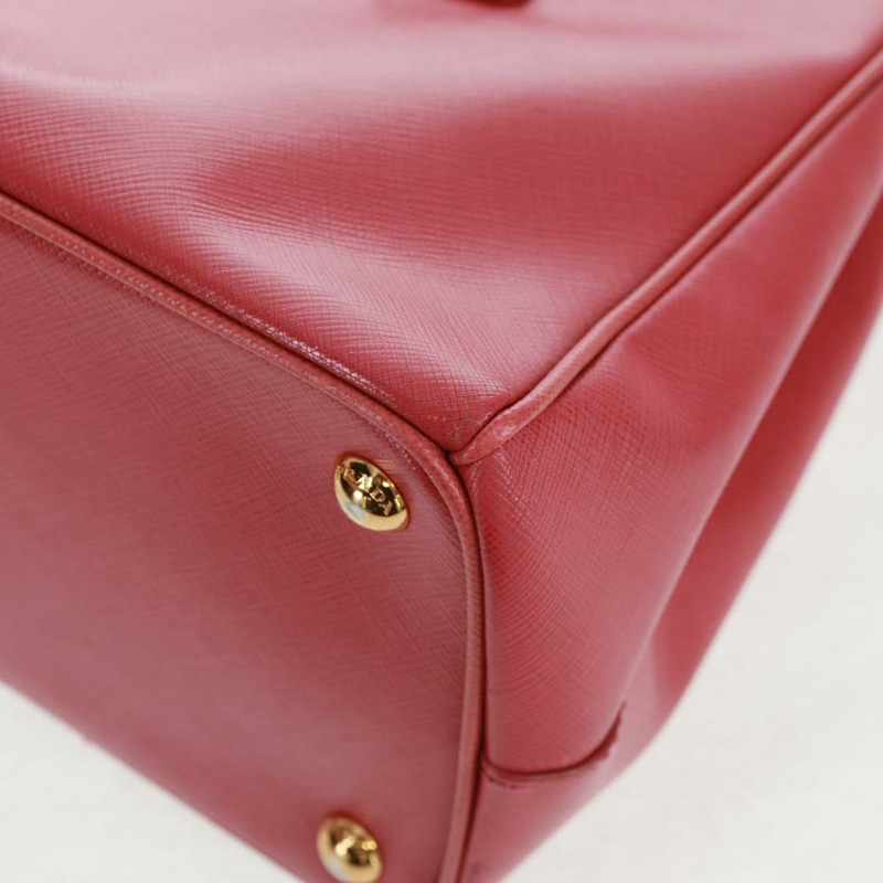 【日本直送】PRADA Galleria 手提包，Safiano 皮革，兩用，粉金配色，正品，貨號 163295V-18