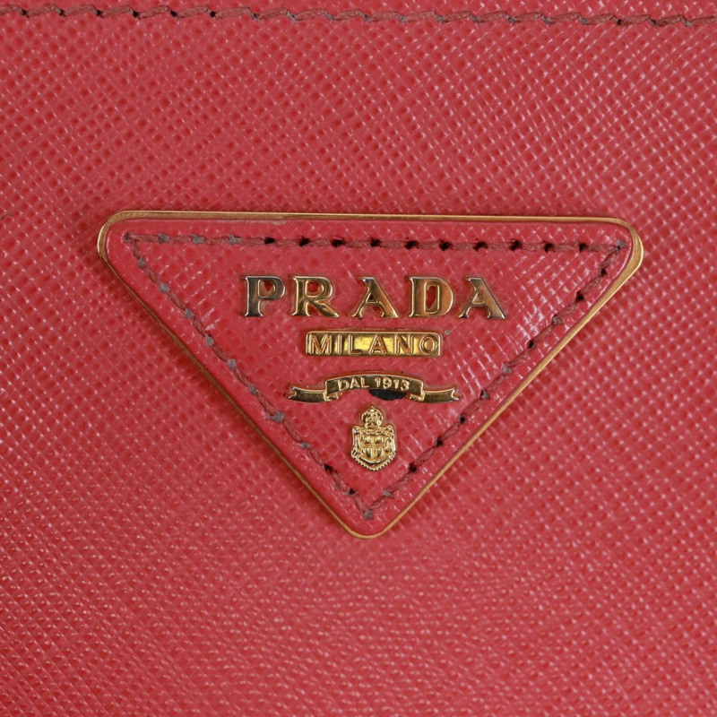 【日本直送】PRADA Galleria 手提包，Safiano 皮革，兩用，粉金配色，正品，貨號 163295V-19