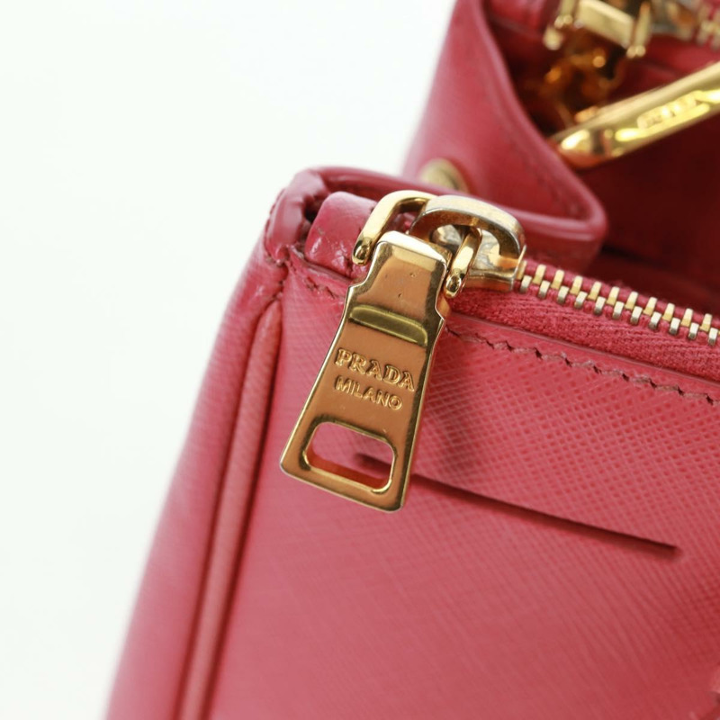 【日本直送】PRADA Galleria 手提包，Safiano 皮革，兩用，粉金配色，正品，貨號 163295V-20