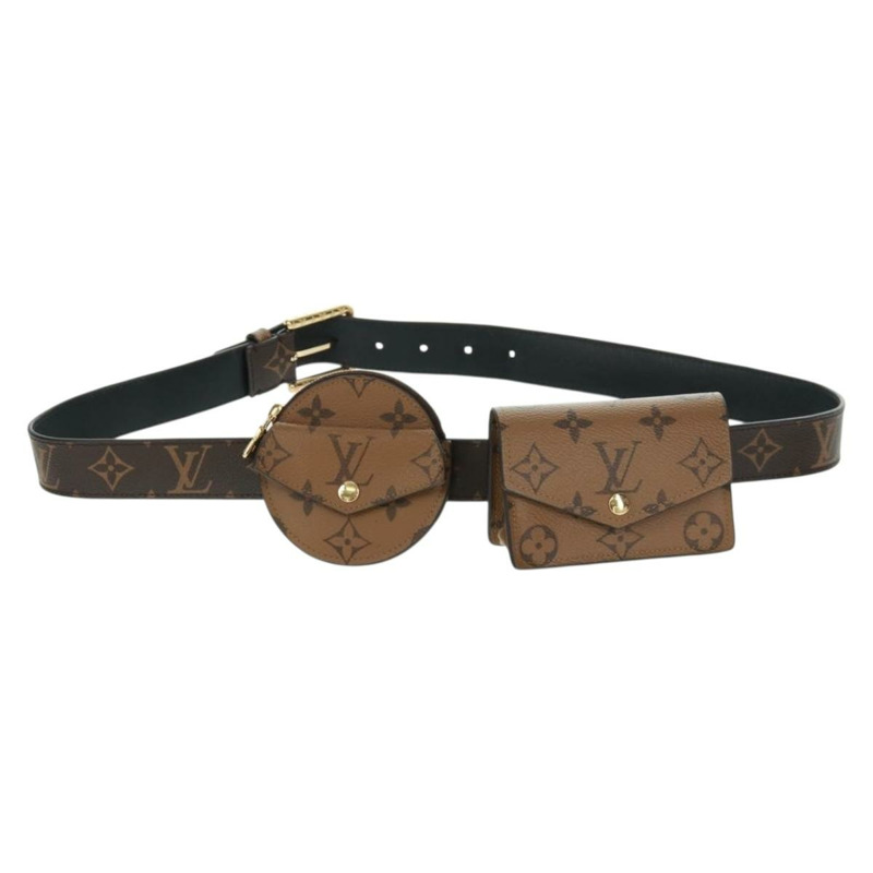 【日本直送】路易威登 Monogram Reverse Ceinture Daily 多口袋手拿包 LV 158211SAM-12