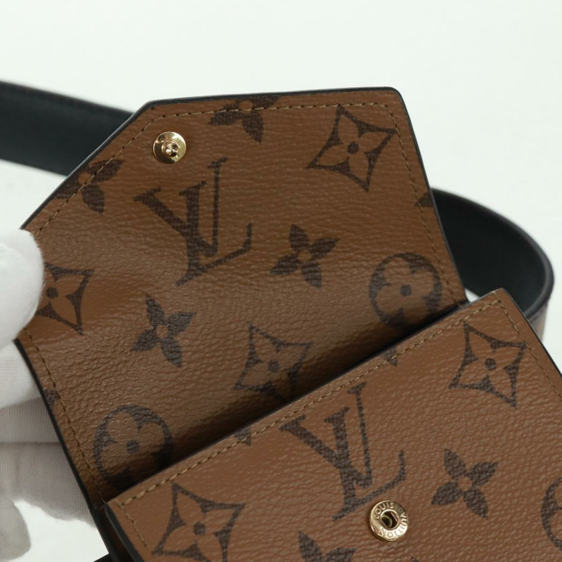 【日本直送】路易威登 Monogram Reverse Ceinture Daily 多口袋手拿包 LV 158211SAM-18