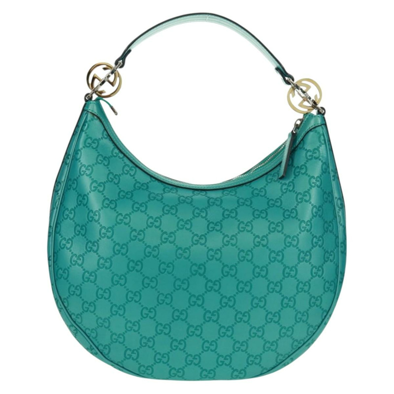 【日本直送】GUCCI GG帆布Guccissima手袋 淺藍色 銀色 金色 232962 正品 159906SAV-1