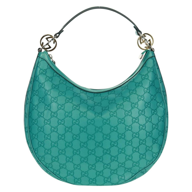 【日本直送】GUCCI GG帆布Guccissima手袋 淺藍色 銀色 金色 232962 正品 159906SAV-12