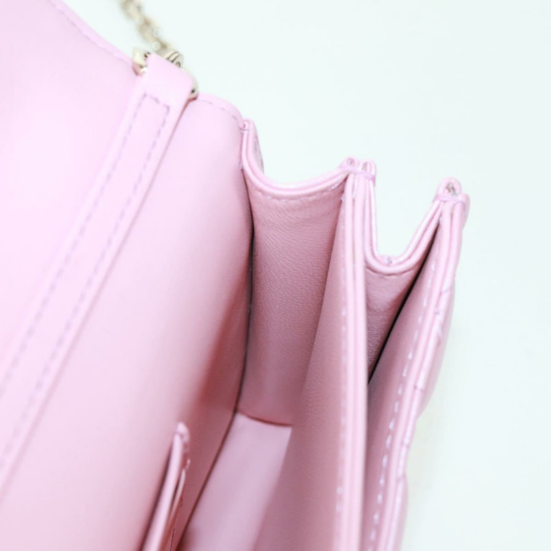 【日本直送】Christian Dior Cannage Miss Dior 鏈條包 皮革 2way 粉紅色 正品 159907SAM-20