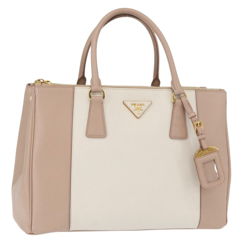 【日本直送】PRADA Galleria 手提包 Safiano 皮革 粉紅色金色 正品 bs32179-0