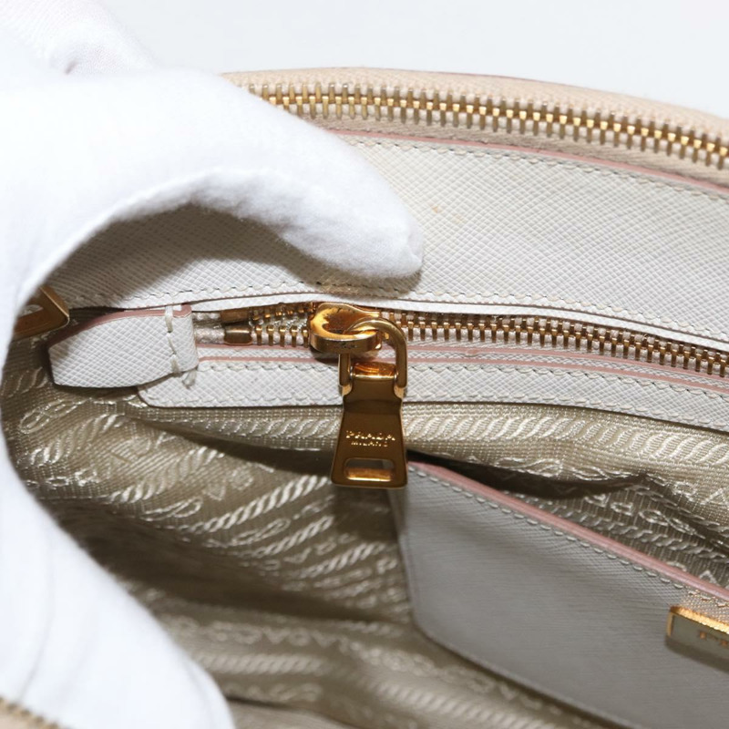 【日本直送】PRADA Galleria 手提包 Safiano 皮革 粉紅色金色 正品 bs32179-22