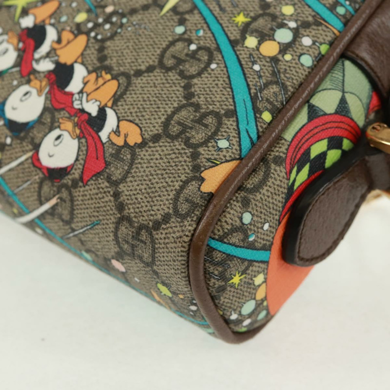 【日本直送】GUCCI Micro GG Supreme Disney 聯名手提包 PVC 米色 602536 正品 159909SAM-17