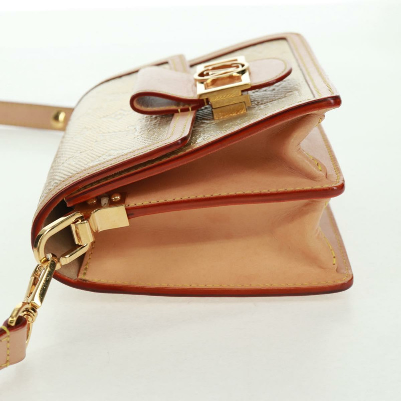 【日本直送】路易威登 Monogram Laminated Jacquard Daufine MINI 金色 M22826 Auth159872SAM-2