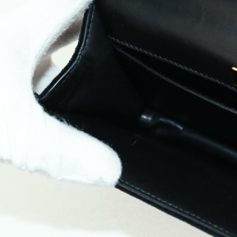 【日本直送】PRADA 鏈條肩背包 絲絨 黑色 金色 正品 159877SAV-23