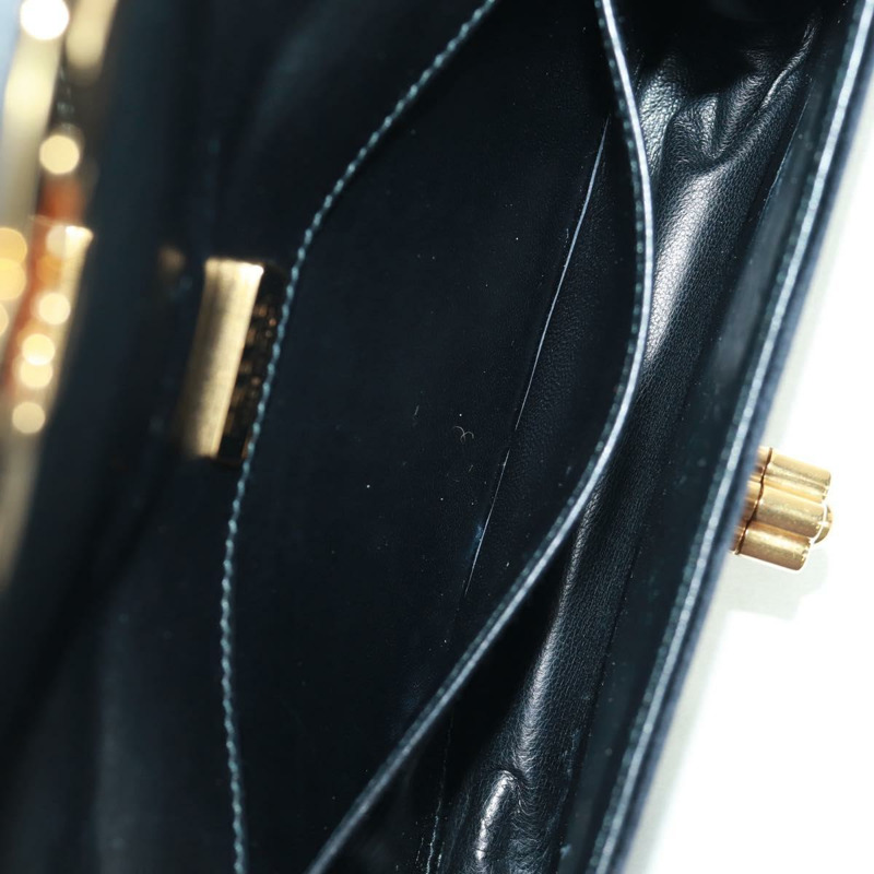 【日本直送】PRADA 鏈條肩背包 絲絨 黑色 金色 正品 159877SAV-24