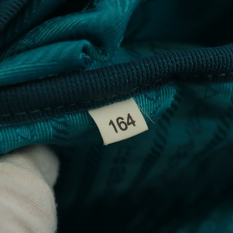 【日本直送】PRADA 雙肩包 尼龍材質 綠松石藍 銀色 正品 159914V-10