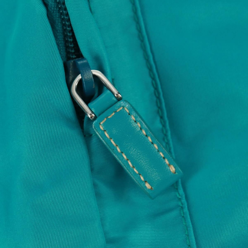 【日本直送】PRADA 雙肩包 尼龍材質 綠松石藍 銀色 正品 159914V-18