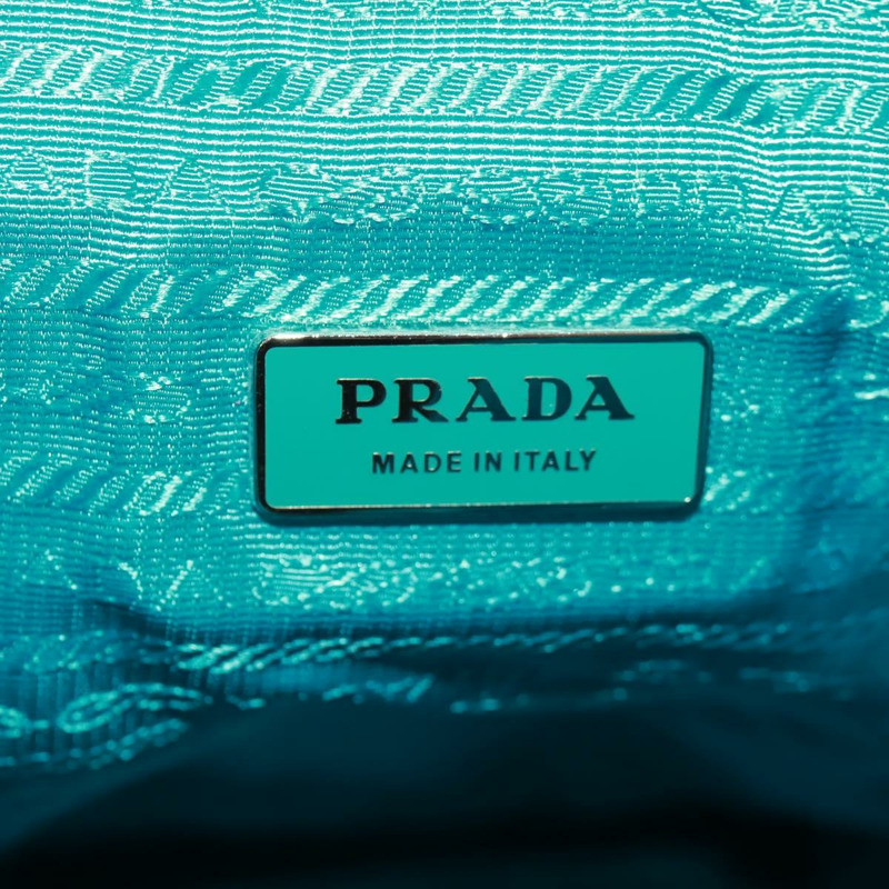 【日本直送】PRADA 雙肩包 尼龍材質 綠松石藍 銀色 正品 159914V-22