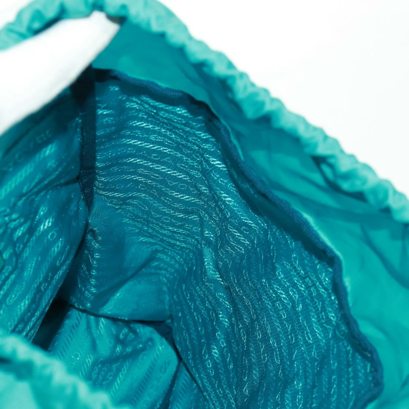 【日本直送】PRADA 雙肩包 尼龍材質 綠松石藍 銀色 正品 159914V-24