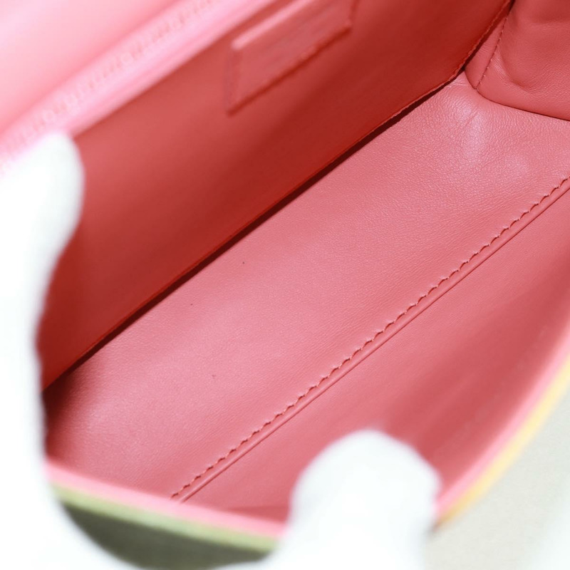 【日本直送】路易威登大師系列蒙娜麗莎手拿包鏈條包粉紅色 Auth159873SAM-9