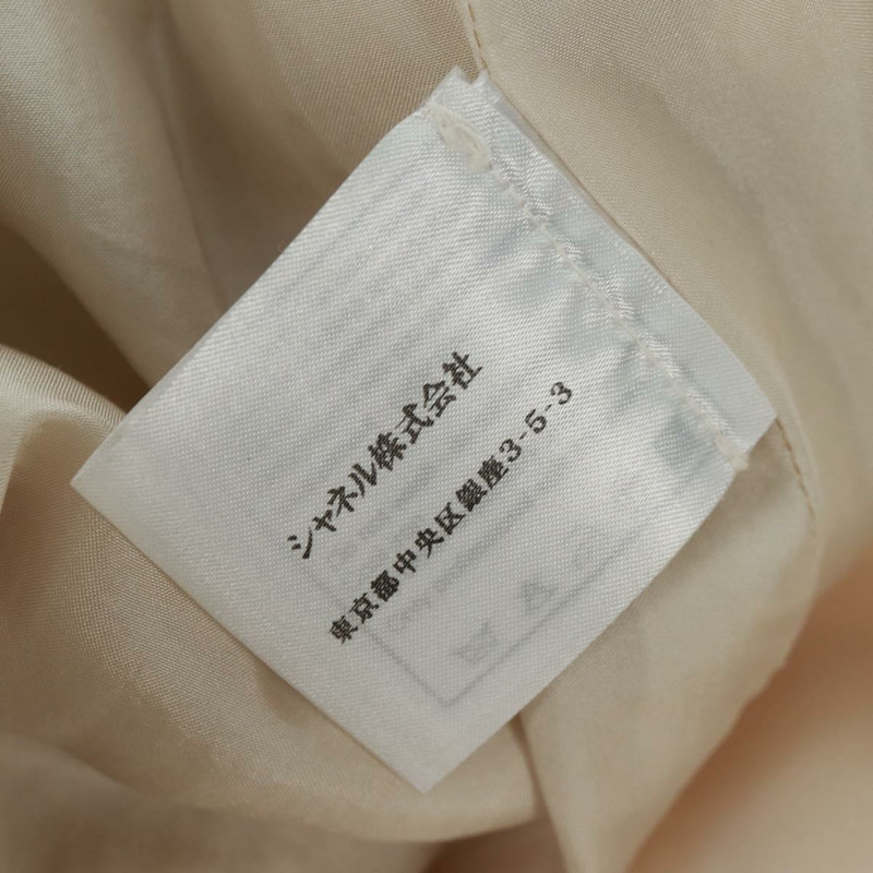 【日本直送】香奈兒外套半裙套裝，斜紋軟呢白色，CC標誌，貨號159923V-25