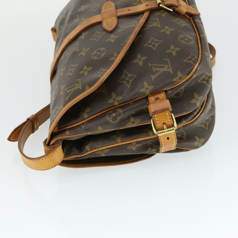 【日本直送】路易威登 Monogram Saumur 30 肩背包 M42256 LV Auth 161868A-3