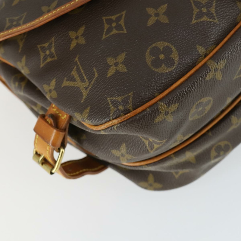 【日本直送】路易威登 Monogram Saumur 30 肩背包 M42256 LV Auth 161868A-14