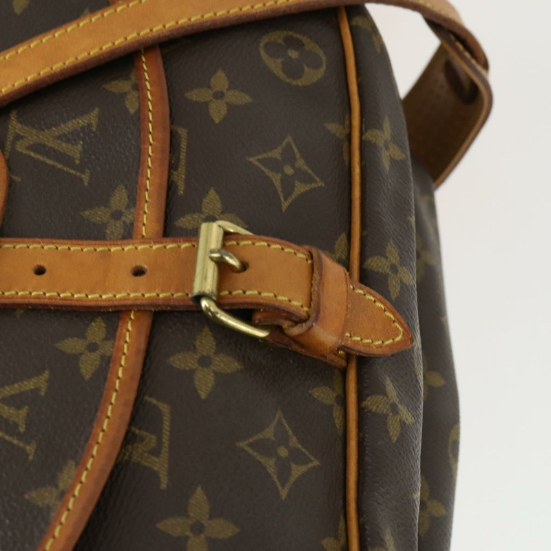 【日本直送】路易威登 Monogram Saumur 30 肩背包 M42256 LV Auth 161868A-23