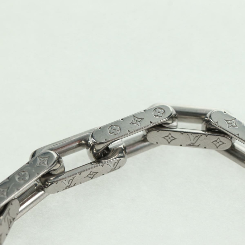 【日本直送】路易威登 Monogram 手鍊 銀色 M00309 LV Auth am10470M-5