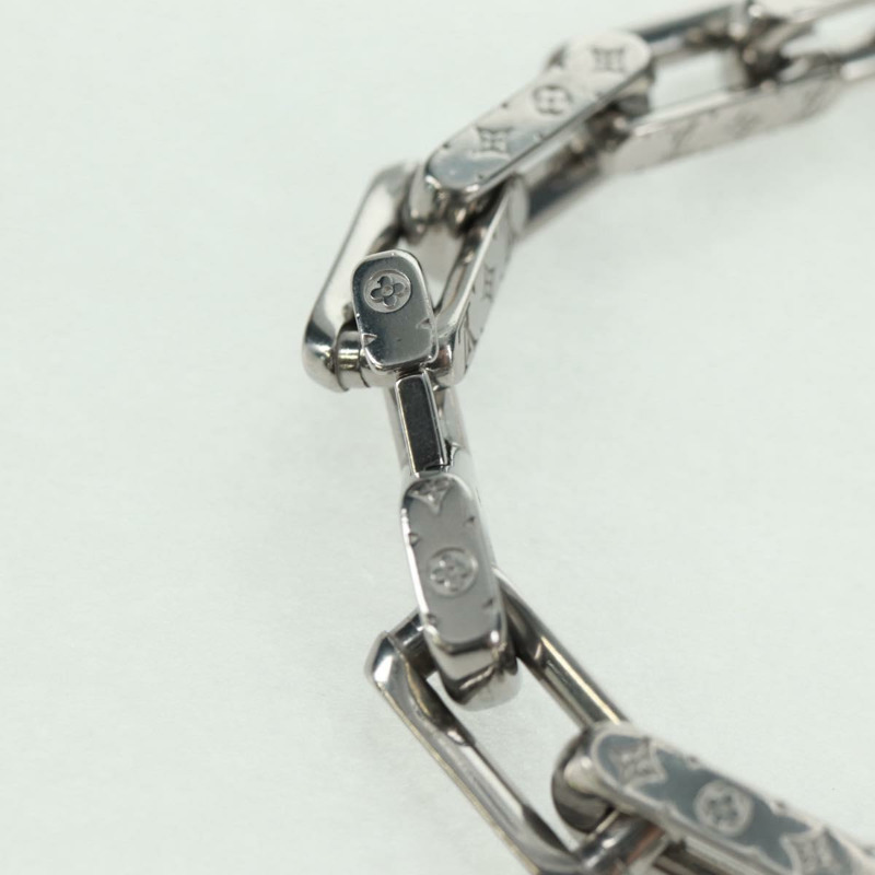 【日本直送】路易威登 Monogram 手鍊 銀色 M00309 LV Auth am10470M-6